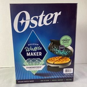 Oster Belgian and Waffle maker, Diamond Force nonstick coating